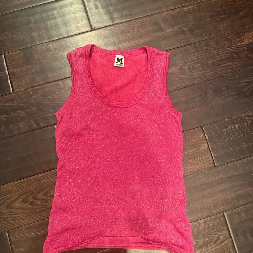 missoni shimmer Pink Sleeveless Women's Top - Picture 2 of 3